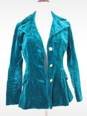 Emerald Velvet Women's Blazer